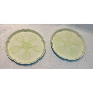 2 Kate Williams Global Design Connection Starfish Ridged Plates‎ Beach Theme